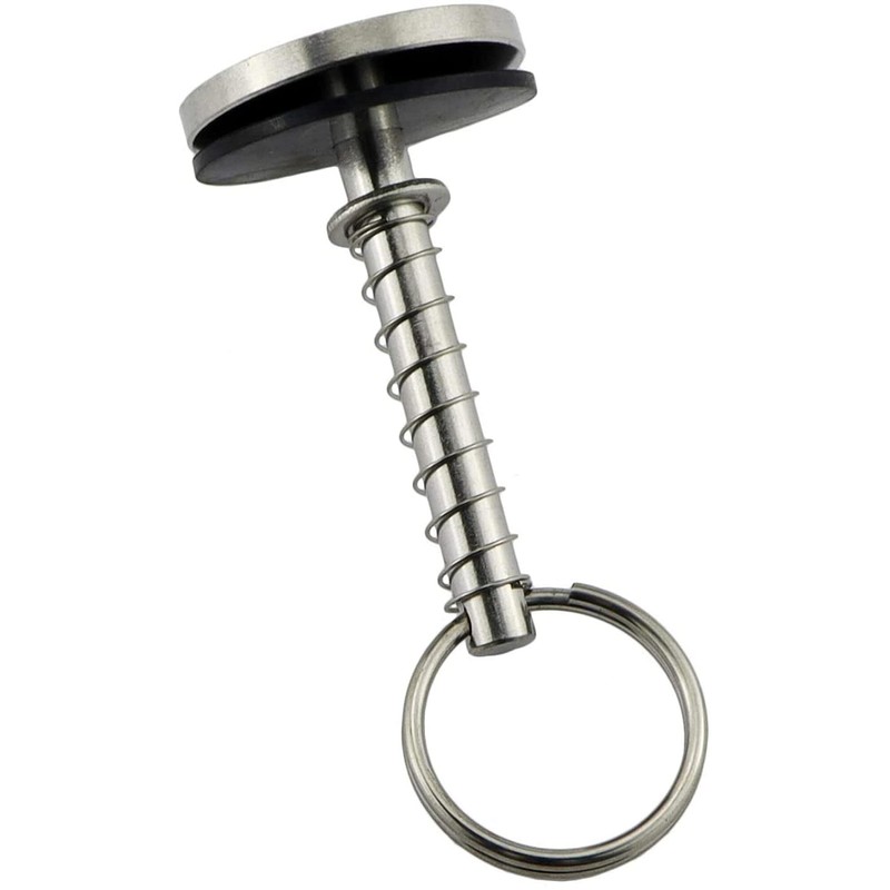 Marine Hatch Cover Pull Handle with Spring Hidden Pin Button