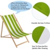 GORGECRAFT 2Pcs Beach Sling Patio Chairs Canvas Folding Chair Replacement