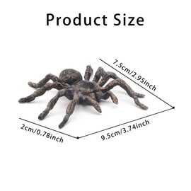 JDCMEI Realistic Spider Figures, Prank Spider Figures, Spider Action Model, Plastic Spider Toy, Fake Realistic Spider for Scary Decoration, Home, Garden Decoration