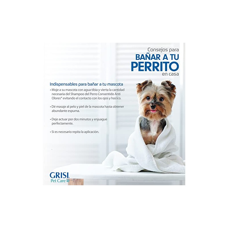 Perro Consentido - Shampoo Antiolores, 500ml