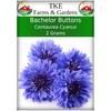 TKE Farms & Gardens - Bachelor Buttons, Blue Cornflower, Seeds