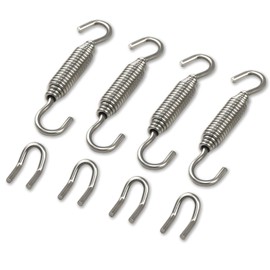 Exhaust Pipe Weld Tab and Tension Spring Kit for Slip Connector