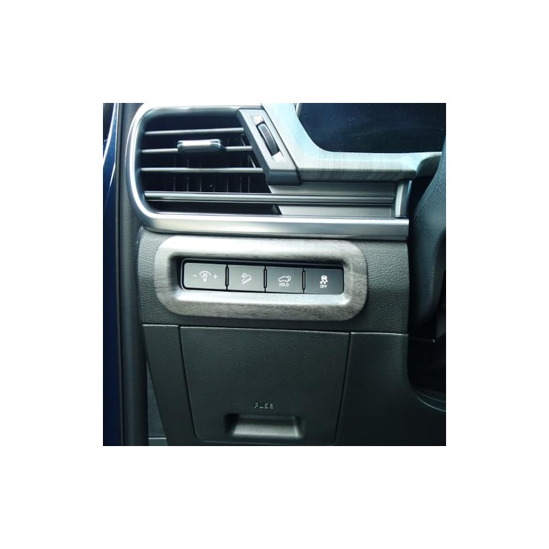 JUIVEEL Matte Wood Grain Style Front Adjust Panel Cover Interior