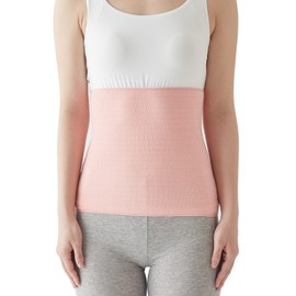 Okamoto D168-110 Women's Cotton Silk Belly Wrap, Made in Japan, Thin, Stretch Material, Cold & Warm, Pink