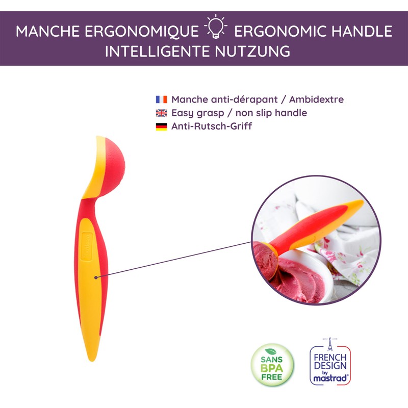 Mastrad Eisportionierer - Eislöffel für Eiscreme - Portionierer für Eiskugeln