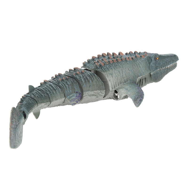 Remote Control Boat Mosasaurus Shape 2.4Ghz High Simulation Waterproof Diving
