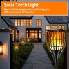 Solar Larger Torch Lights, 43" Solar Torch Lights Outdoor Flickering