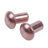 Tuperoymse 200 Pcs 5/64 x 1/8 inch Round Copper Solid