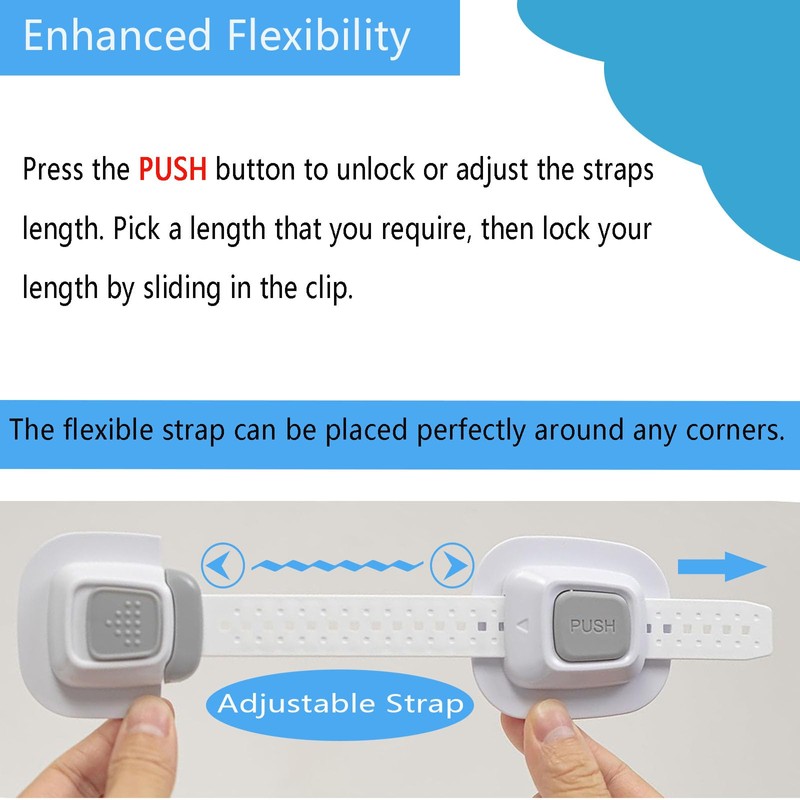 YEYA Upgraded No Drill Anti tip Furniture Wall Anchors Straps