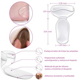 Almohadillas de Tacón Alto 6 Pares, Almohadillas de Metatarso, Insertos de Almohadón de Zapato en el Taló, Plantillas de Bola de pie, Alivio Dolor en el Antepié, Prevencion Callos y Ampollas. Proteccion de Pies para Mujeres