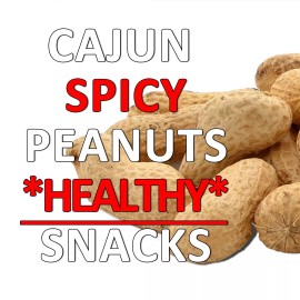 Hampton Spicy Peanuts in Shell Hot Nuts - (1 Pack) 10 oz Bags - Hampton Farms cajun