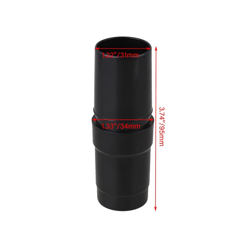 RDEXP Plastic Vacuum Cleaner Hose Adapter Converter 32mm to 32/35mm