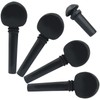 Piutouyar 4 Pcs Wooden Violin Tuning Pegs with Endpin Parts,