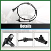Motoforti 1 Pcs Rear Left Right ABS Wheel Speed Sensor