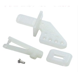 Cr 20 Sets Rudder Servo Rob Angle Clevis Set with 1mm Chuck Screw for RC Airplane