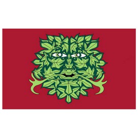 Klicnow Green Man Flag 5ft x 3ft