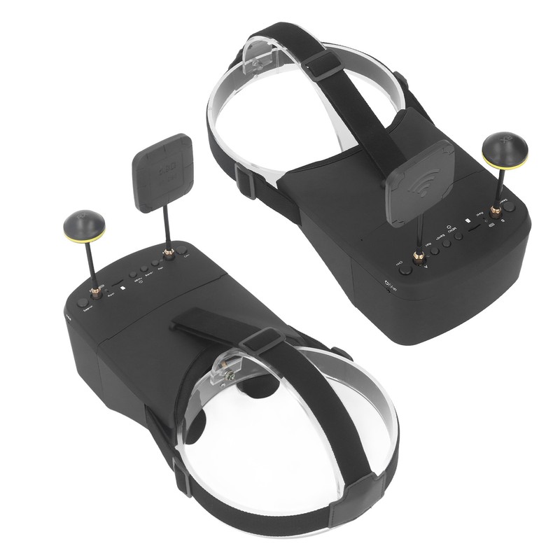 EV800D FPV Goggles with DVR 40CH 5 Inch 800x480 Resolution