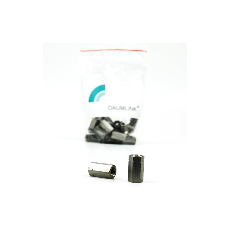 DAUMLINK® Extension nut, 3D high DIN 6334, material V2A stainless