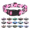 Mercano Adjustable Soft Nylon Dog Collar Comfort & Robust Patterned