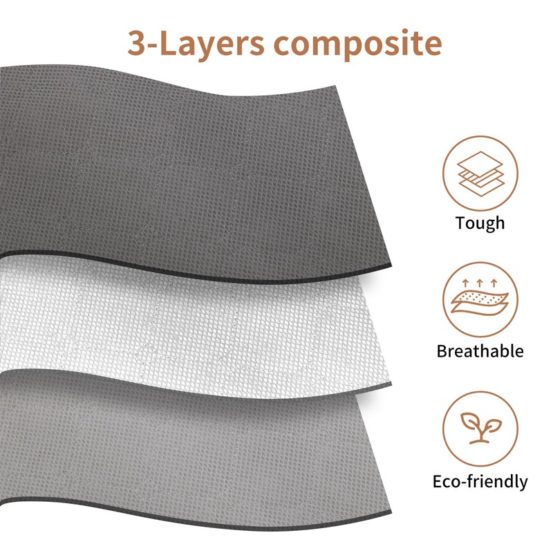 JF HOME BLISS 4 Pack Foldable Under-Bed Storage Boxes with