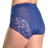ToBeInStyle Women's 6 Pack High Rise Exquisite Lace Leg Briefs