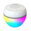 Spire 5W Mini Floating LED Bluetooth Waterproof Pool Speaker, White