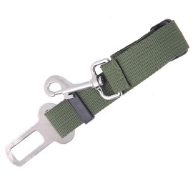 Adjustable Dog Pet Car Seat Belt Green