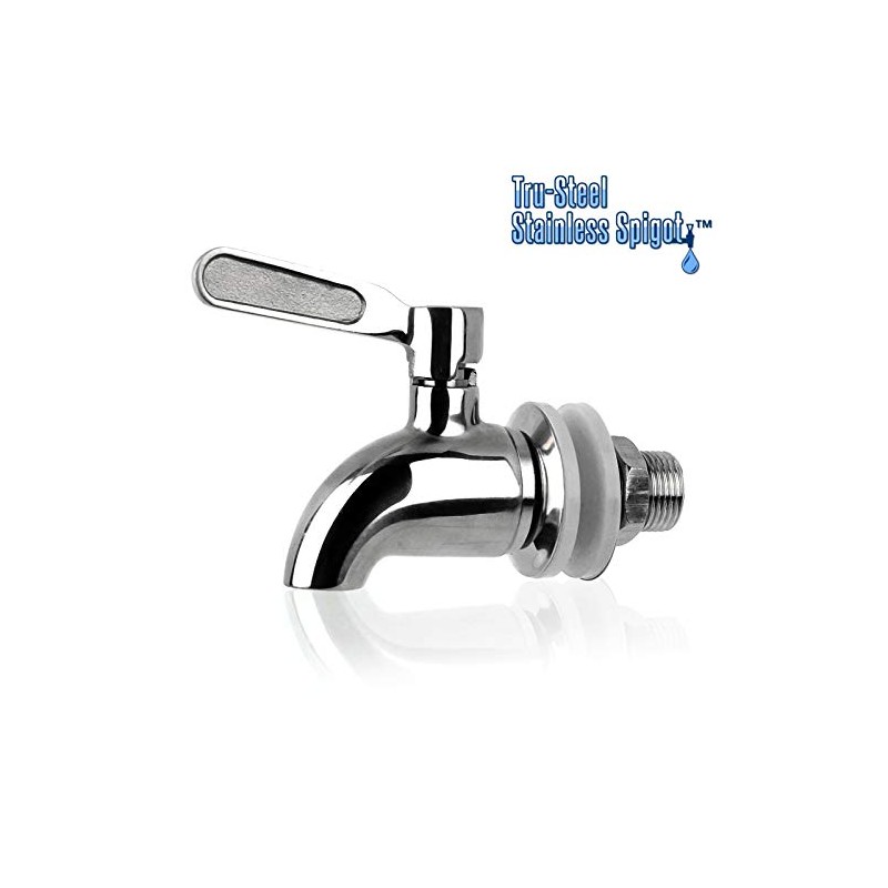 Tru-Steel Stainless Steel Spigot - Fits BERKEY Systems, Alexapure Pro,