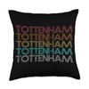 Retro Vintage Tottenham Throw Pillow