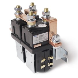 Aumtoni SW202 Style Reversing Contactor for Albright Electric, 48V DC 400A, Heavy Duty Golf Cart Contactor Solenoid