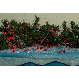 Best Season Cluster with Reflectors, Hearts 72 Red LED, C, Plastic, 180 x 3 x 3 cm