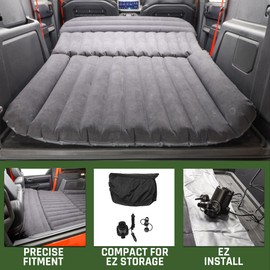 IAG I-Line Air Mattress Bed w/Air Pump for Ford Bronco 2021+ 4 Door (Not Sport), Inflatable for Camping