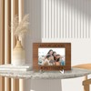 Desk Wood Picture Frame with stand, Gift for Women Aunt,