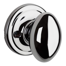 Kwikset 788L Signature Series Laurel Single Dummy Door Knob, Polished Chrome