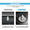 4Pack Bling Car Inner Door Lock Cover Stickers, Colorful