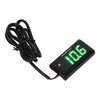 Universal LCD Motorcycle Voltmeter Ultra Thin Waterproof Voltmeter with Left