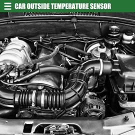 X AUTOHAUX Ambient Air Temperature Sensor, Outside Temperature Sensor, for Nissan 350Z Enthusiast 2009, Plastic, 27722-3VA0A, Black