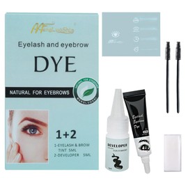 Eye Brow Tint Kits 38g Black Eyebrow Tint Eyebrow Tint Eye Lash Tint Eyelash And Eyebrow Dyeing Kit Semi-Permanent Lasts 4-6 Weeks Can Be Diy Suitable For Salon Home Use