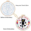 Louise Maelys Cute Cat Embroidery Kits for Beginners,Adults Starter Cross