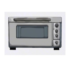 Azeeda 'Geschlossener Ofen' Temporäres Tattoo - Hautfreundlicher & Ungiftiger Abziehbild · Wasserfest (TO00075595)