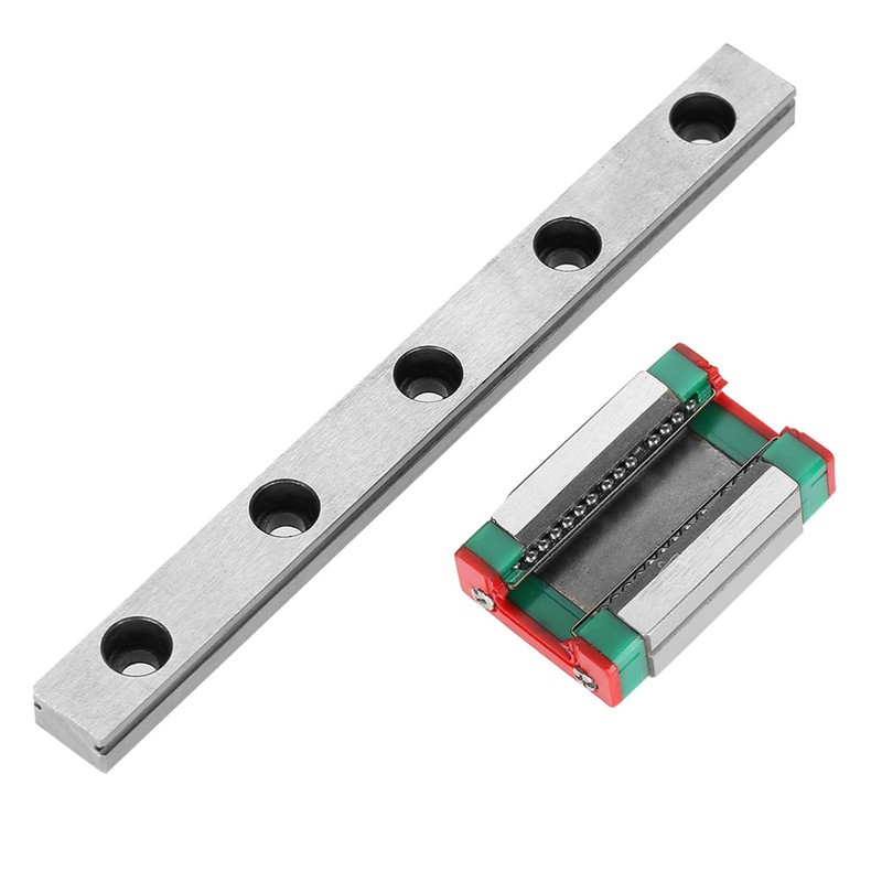 Linear Guide Rail, 100 mm LML9B Mini Linear Rail Guide,
