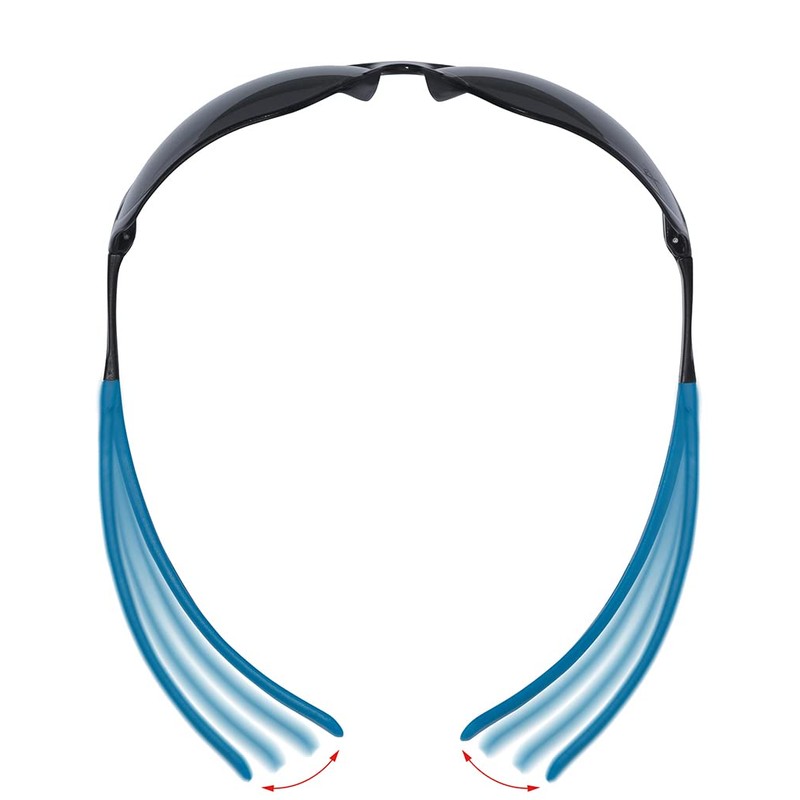 JSP - Rigi Spectacle with Clear Lens and Blue Temples