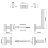 Sempro Livia R2 Interchangeable Fittings - Stainless Steel Black Matt