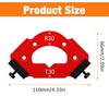 Radius Clamp Milling Cutter Template, Angle Milling Template, Router, Three