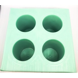Pen Kit Mall Hobby-CAST Green 4 Cavity Bottle Stopper Silicone Casting Mold
