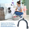 DC,CLISENCE 2 Pack Washing Machine Drain Hose Holder, Washer Drain
