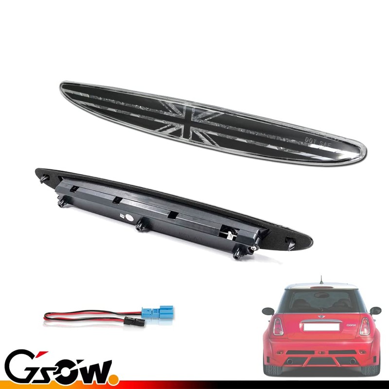 GSOWO Clear Lens LED 3rd Brake Light for 2002-2006 MINI