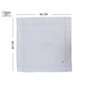 Caruso Italy Men's Initial Monogram Embroidery 100% Pure Cotton Handkerchief