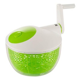 KUHN RIKON 2023 Salad Spinner with Side Handle and Instant-Stop Button, 21 cm