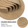 6 Manteles Individuales Trenzados Redondos, Manteles Individuales de Algodón Redondos